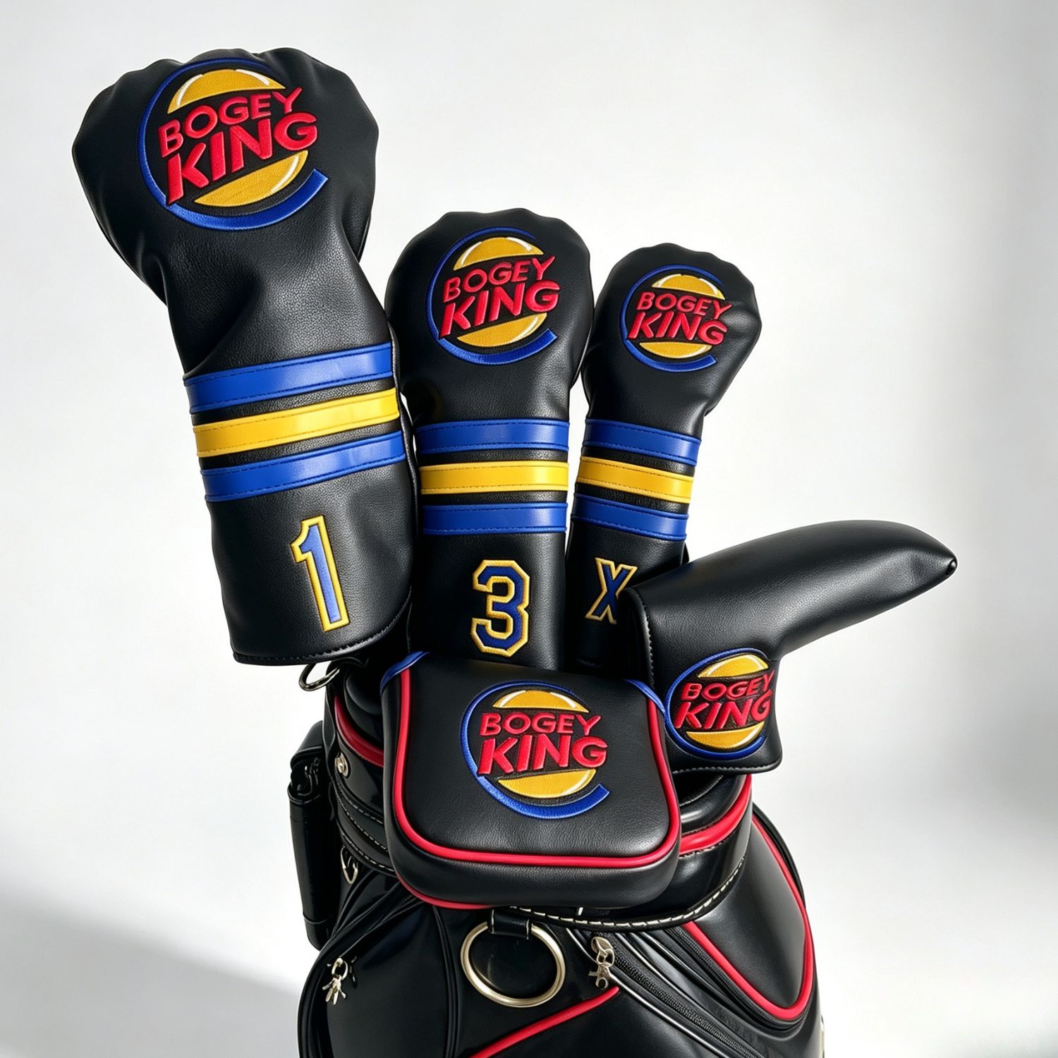 Headcover Driver - Funny Bogey King Golf Headcover Covers