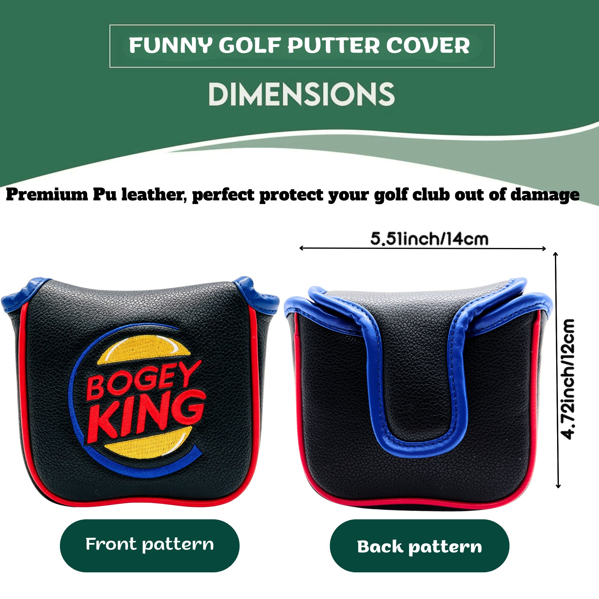 Funny Bogey King Golf Headcove - đánh giá và giá Headcover Driver