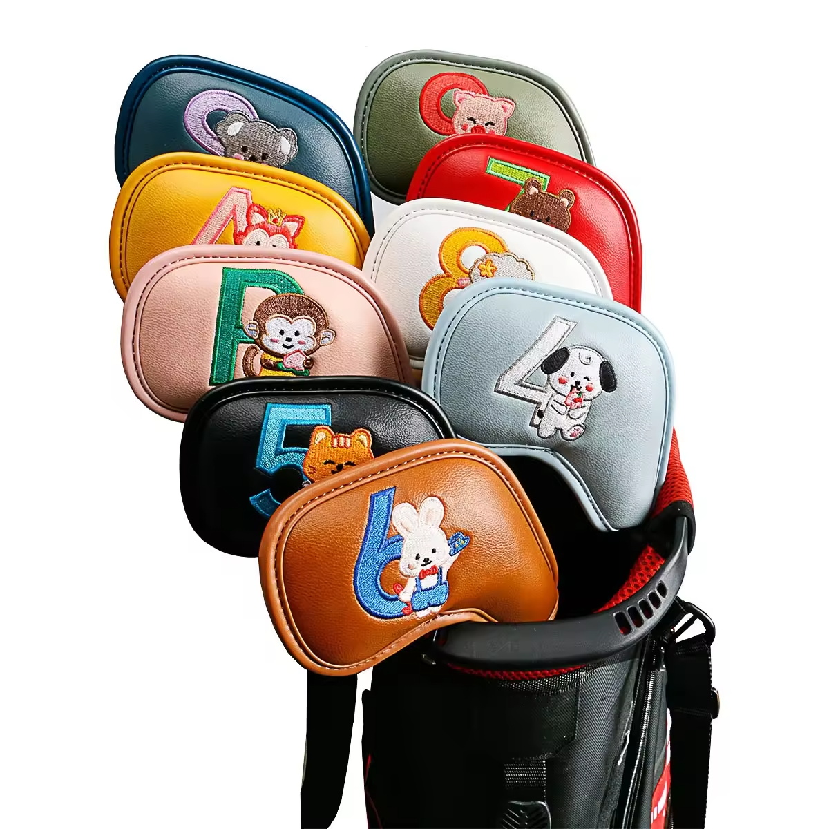 9Pcs Cute Cartoon Animal Golf  - đánh giá và giá Headcover Driver