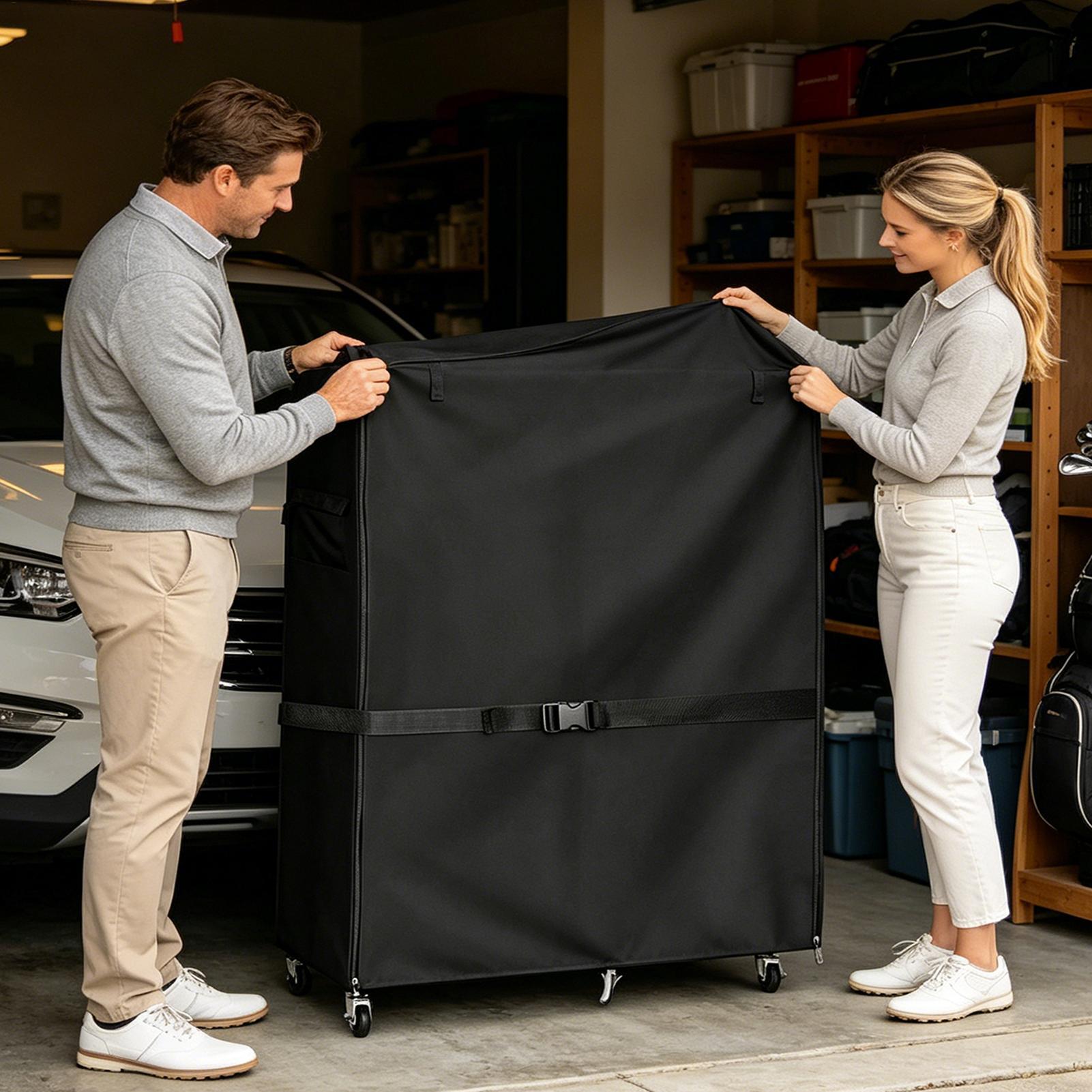 Golf Bag Stand Covers Oxford G - đánh giá và giá Golf Equipment Garage Organizer